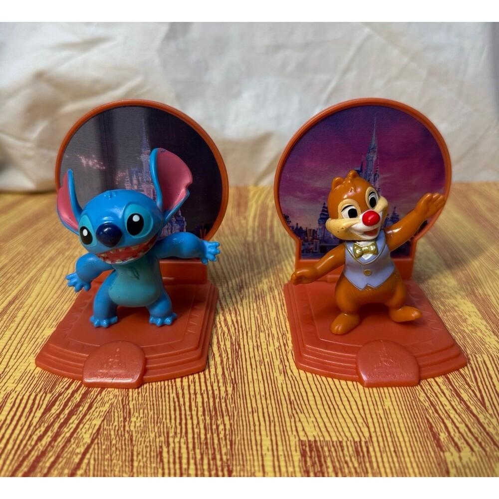 Disney World's 50th Anniversary McDonald's Happy Meal Toys Lot of 2